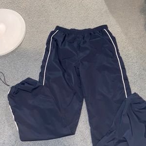 Navy track pants never work